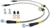 StopTech 02-06 Acura RSX Front SS Brake Lines - 950.40003