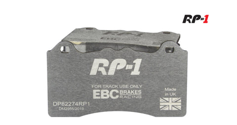 EBC Racing 13-15 Porsche 911 (991) GT3 (Cast Iron Disc Only) RP-1 Race Front Brake Pads - DP82206RP1