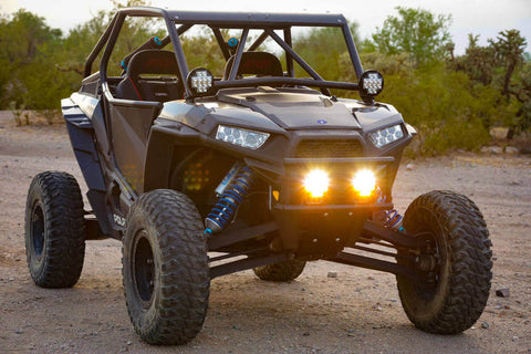 ARB Nacho 5.75in Offroad TM5 Amber White LED Light Set - TM522