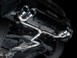 AWE Tuning MK8 Volkswagen Golf R 3in Track Edition Quad Exhaust - Chrome Silver Tips - 3020-42658