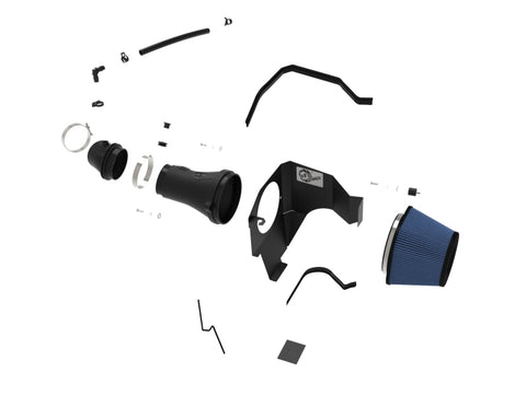 aFe 17-18 Dodge Challenger/Charger Magnum FORCE Stage-2XP Cold Air Intake System w/Pro DRY S- Black - 54-12852R