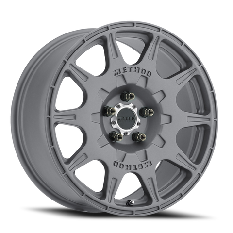 Method MR502 RALLY 17x8 +38mm Offset 5x4.5 67.1mm CB Titanium Wheel - MR50278012838-2