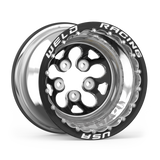 Weld Alpha-1 15x13 / 5x4.75 BP / 5in BS Black Wheel - Black Double Beadlock MT - 83B-513280MBS