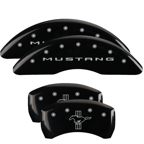 MGP Rear set 2 Caliper Covers Engraved Rear 2015/Bar & Pony Yellow finish black ch - 10203RMB2YL