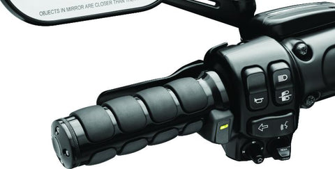 Kuryakyn Heated ISO Grips Throttle-By-Wire Gloss Black - 6472