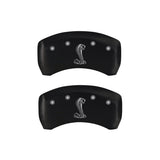 MGP Rear set 2 Caliper Covers Engraved Rear Tiffany Snake Red finish silver ch - 10203RSNKRD