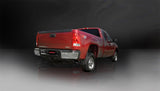 Corsa 07-10 GMC Sierra 6.0L V8 3in Cat-Back Single Side w Twin 4in Black Pro-Series Tips - 14892BLK
