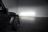 Diode Dynamics Jeep JL SS5 4-Pod CrossLink Grille Lightbar Kit Pro - White Combo - DD7268