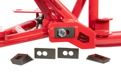 UMI Performance 98-02 GM F-Body K-Member LSX Rr Roll Center Increase- Red - 2330-R
