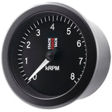 Autometer Stack Sport 88mm 0-8K RPM Tachometer - Black - ST100-08