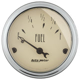 Autometer 2in 73 E/8-12 F Antique Beige Fuel Level Gauge - 1816