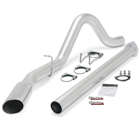 Banks Power 15 Ford 6.7L F250-350-450 CCSB/CCLB SRW Monster Exh Sys - SS Single Exh w/ Chrome Tip - 49792