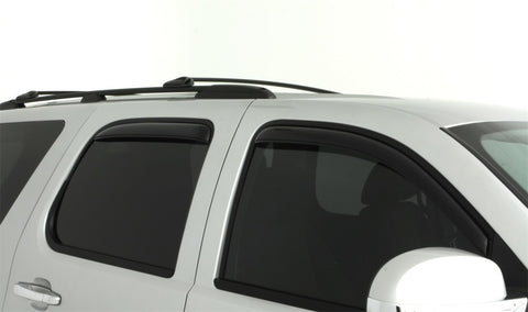 AVS 07-14 Chevy Tahoe Ventvisor In-Channel Front & Rear Window Deflectors 4pc - Smoke - 194514