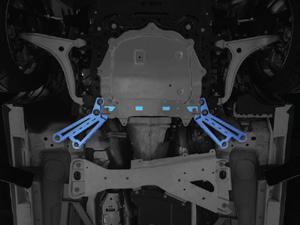 Cusco Power Brace Front 2016 Mazda Miata Roadster (ND5RC) - 429 492 F