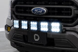 Diode Dynamics 21-22 Ford F-150 SS5 Grille CrossLink Lightbar Kit - Sport - White Combo - DD7317