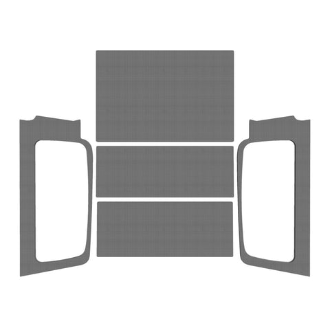 DEI 04-06 Jeep Wrangler LJ Unliminted Headliner Complete Kit - Gray - 50603
