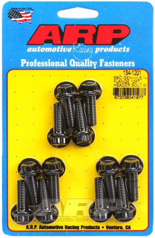 ARP SBC/GENII LS 1/4 Flange 12pt Header Bolt Kit - 134-1201
