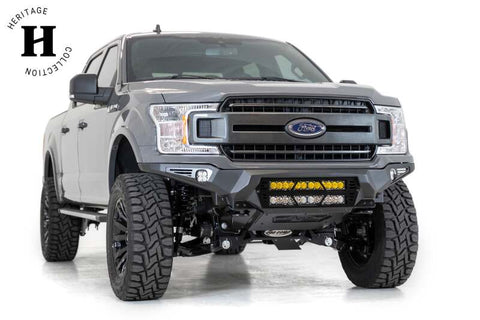 Addictive Desert Designs 18-20 Ford F-150 Bomber Front Bumper w/ Dual 20IN LED Mounts - F180012140103