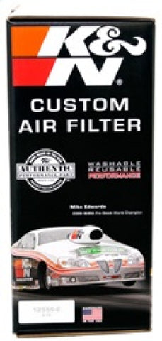 K&N Round Air Filter Assembly 12in ID / 3.063in Height / 5.125in Neck Flange / 7/8in Drop Base - 60-1430