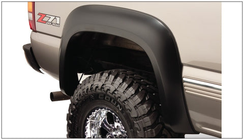 Bushwacker 07-07 Chevy Silverado 1500 Classic Fleetside Extend-A-Fender Style Flares 4pc - Black - 40945-02