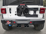 aFe Rebel Series 2.5in 304 SS Cat-Back Exhaust w/ Black Tip 18-20 Jeep Wrangler (JL) - 49-38073-B