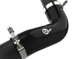 aFe 2024 GM Diesel Trucks V8 6.6L L5P BladeRunner Aluminum 3in Hot & 3.5in Cold Charge Pipe - Black - 46-20704-B