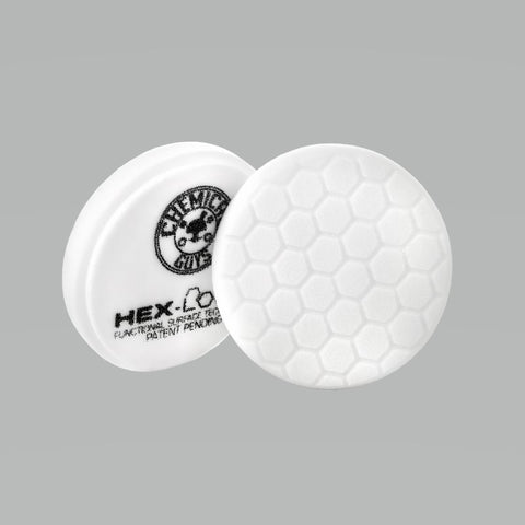 Chemical Guys Hex-Logic Self-Centered Light-Medium Polishing Pad - White - 4in - BUFX_104HEX4