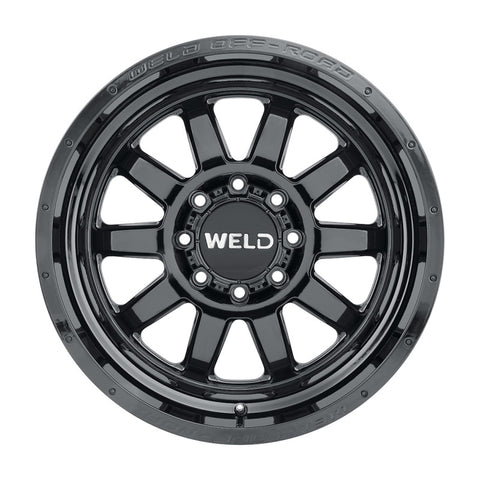 Weld Off-Road W168 20X10 Stealth 8X165.1 ET-18 BS4.75 Gloss Black 125.1 - W16800082475