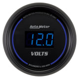 Autometer Cobalt Digital 52.4mm Black Voltmeter - 6993