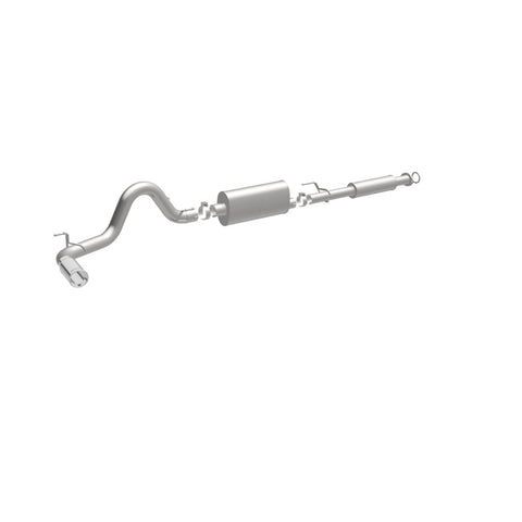 MagnaFlow Cat-Back 2016 Toyota Tacoma TRD 3.5L V6 SS 3in Single Pass Side Exit Rear 4in Tip - 19293