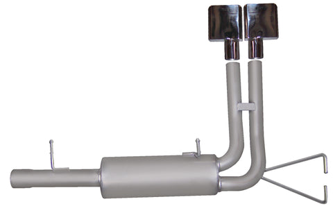 Gibson 99-04 Ford F-250 Super Duty Lariat 6.8L 2.25in Cat-Back Super Truck Exhaust - Aluminized - 9517
