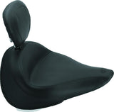 Mustang 14-21 Yamaha Bolt Standard Touring Solo Seat w/ Driver Backrest - Black - 79832