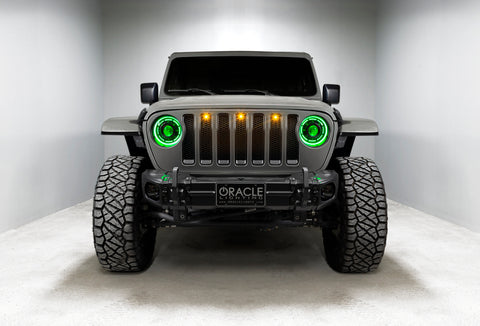 Oracle Oculus Bi-LED Projector Headlights for Jeep JL/Gladiator JT - w/ Simple Controller - 5839-504-B