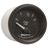 Autometer GT Series 52mm Short Sweep Electronic 73-10 ohms Fuel Level (For most Ford and Chrysler) - 8015