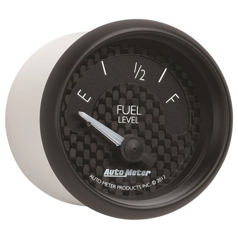 Autometer GT Series 52mm Short Sweep Electronic 73-10 ohms Fuel Level (For most Ford and Chrysler) - 8015