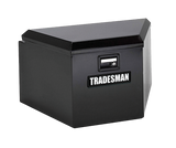 Tradesman Steel Trailer Tongue Storage Box (21in.) - Black - 76234