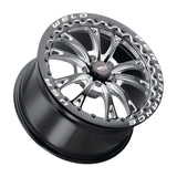 Weld S908 18X12 Belmont Drag Beadlock 5X120 ET52 BS8.50 Gloss Black MIL Dia 78.1 - S90882022P52