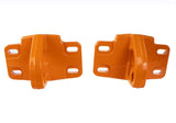 Ford Racing 2021+ Bronco Front Bumper Tow Hooks - Orange (Pair) - M-18954-BO