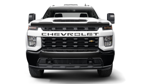 AVS 20-22 Chevrolet Silverado 2500 HD Bugflector Medium Profile Hood Shield - Smoke - 23711