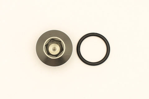 DeatschWerks 8AN ORB Male Plug Low Profile Internal Allen/Hex (Incl. O-Ring) - 6-02-0718