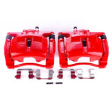Power Stop 13-18 Mazda CX-5 Front Red Calipers w/Brackets - Pair - S7120