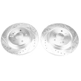 Power Stop 18-19 Honda Odyssey Rear Evolution Drilled & Slotted Rotors - Pair - JBR1756XPR