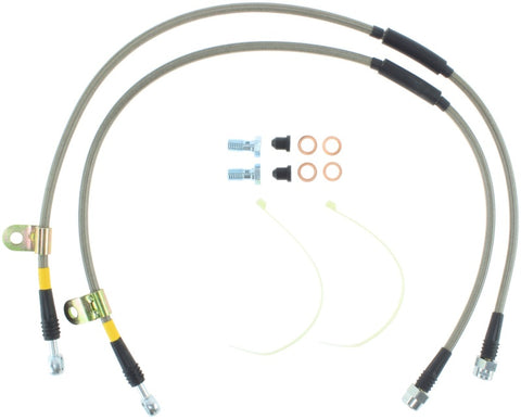 StopTech 07-13 Chevy/GMC Surburban/Sierra/Yukon Denali XL Stainless Steel Front Brake Line Kit - 950.66005