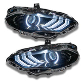Oracle 18-21 Ford Mustang DRL Upgrade w/ Halo Kit - ColorSHIFT 2 - 1348-333