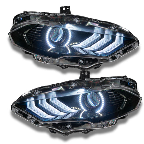 Oracle 18-21 Ford Mustang DRL Upgrade w/ Halo Kit - ColorSHIFT 2 - 1348-333