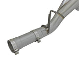 aFe LARGE Bore HD 4in Dual DPF-Back SS Exhaust w/Polished Tip 16-17 GM Diesel Truck V8-6.6L (td) LML - 49-44080-P