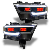 Oracle 19-21 RAM 1500 RGB Headlight Demon Eye Kit - LED Projector - w/o Controller - 1456-334
