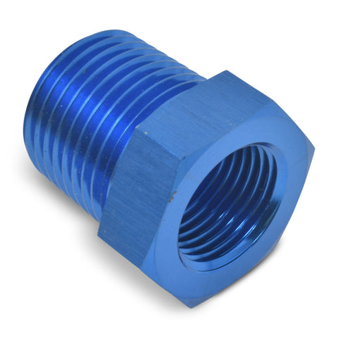 Russell Performance 1/2in Male to 1/8in Female Pipe Bushing Reducer (Blue) - 661600