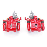 Power Stop 98-02 Honda Accord Rear Red Calipers w/Brackets - Pair - S2088