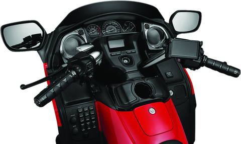 Kuryakyn ISO-Grips With OEM Heated Grip 06-20 Honda GL1800 Black - 6383